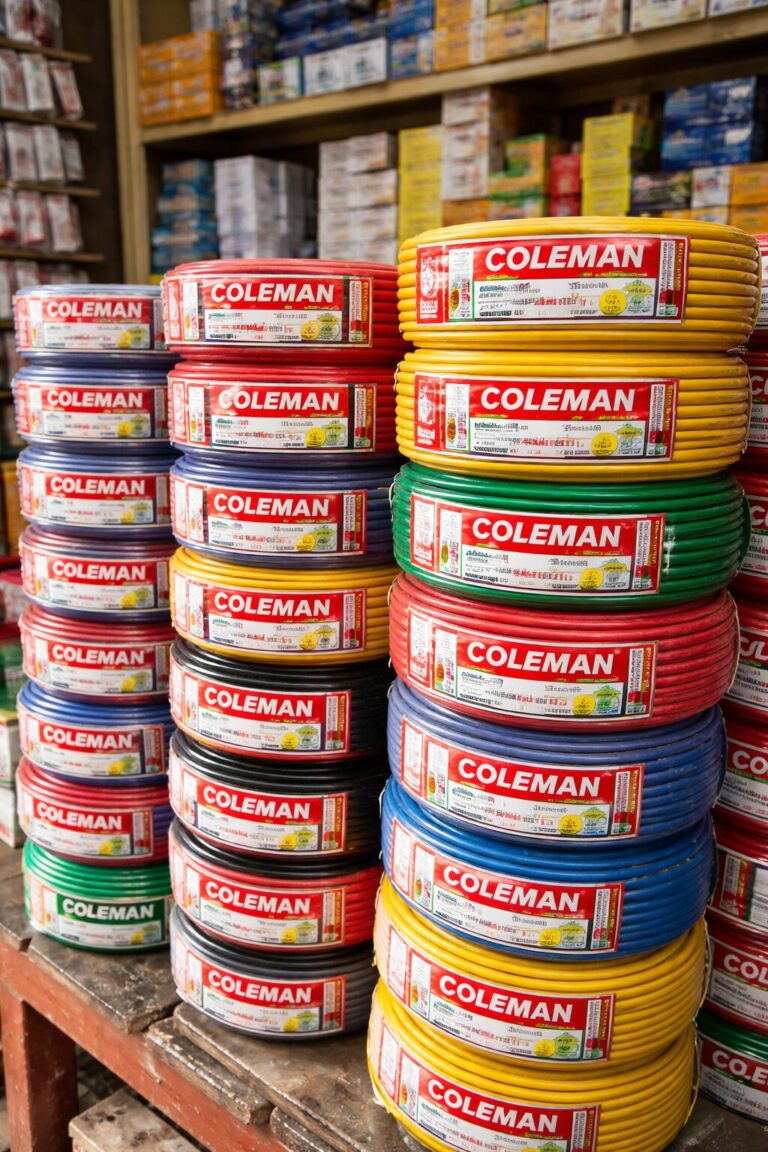 Coleman electrical cables for residential and industrial wiring in Nigeria