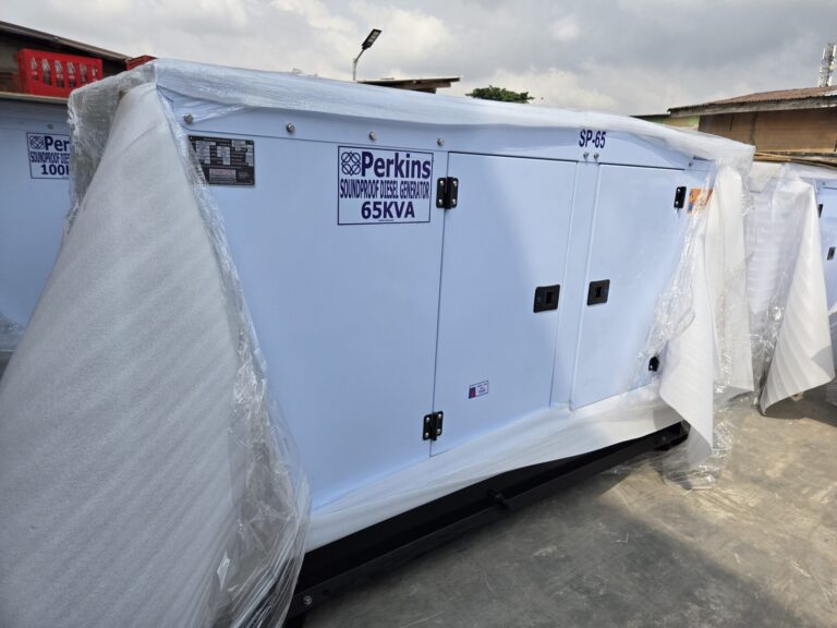Perkins 65kVA diesel generator open frame for industrial applications in Lagos, Nigeria