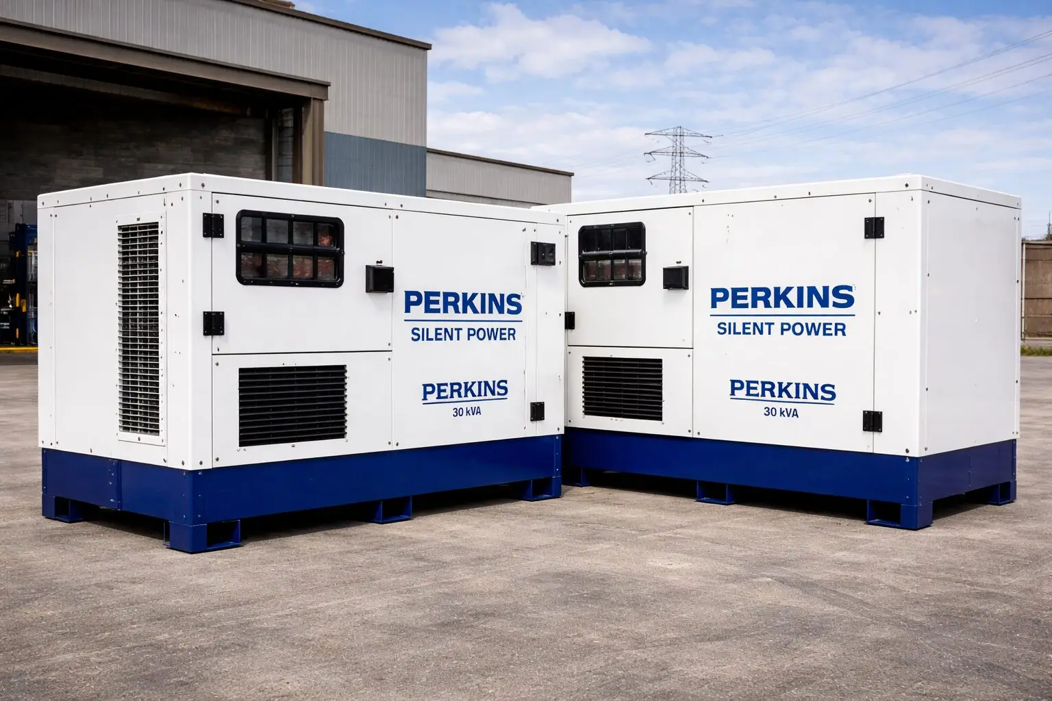Soundproof Perkins generator Nigeria 2026 - silent diesel generator for homes and businesses