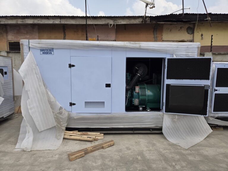 Perkins 400kVA diesel generator open frame for heavy industrial applications in Lagos, Nigeria