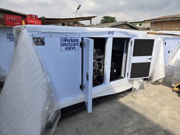 65kVA Perkins diesel generator open frame &mdash; industrial power Nigeria, Titanium Power Solutions
