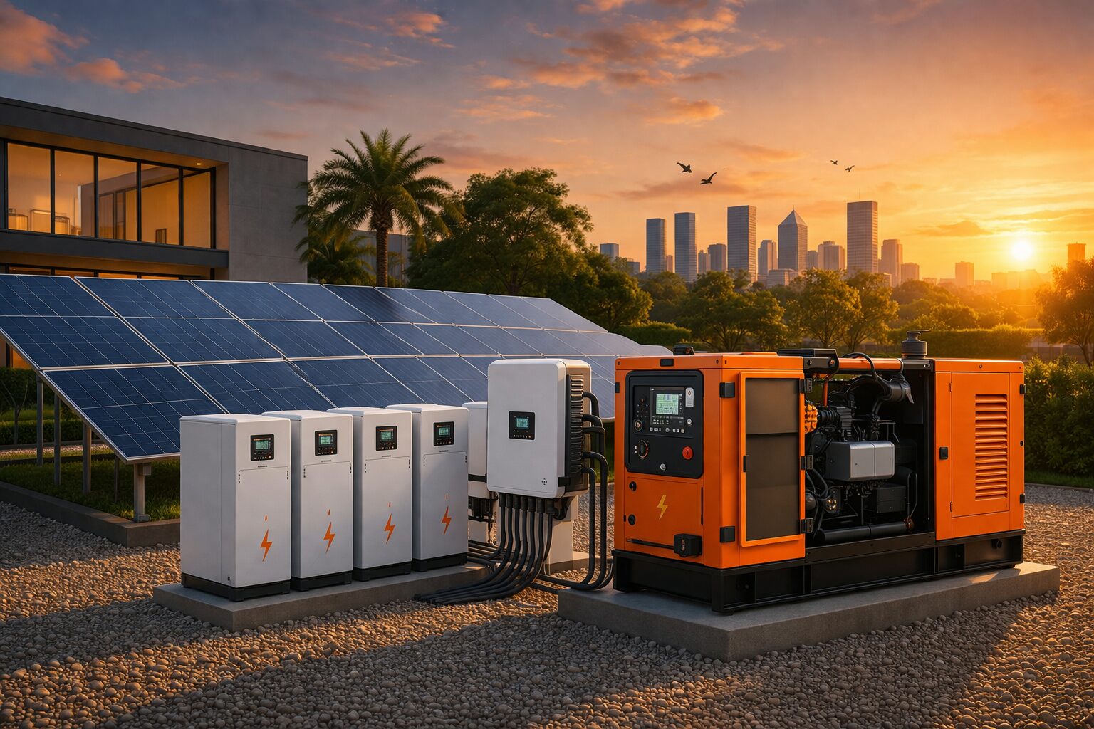 Hybrid solar generator system in Nigeria - best of both worlds for homes and businesses