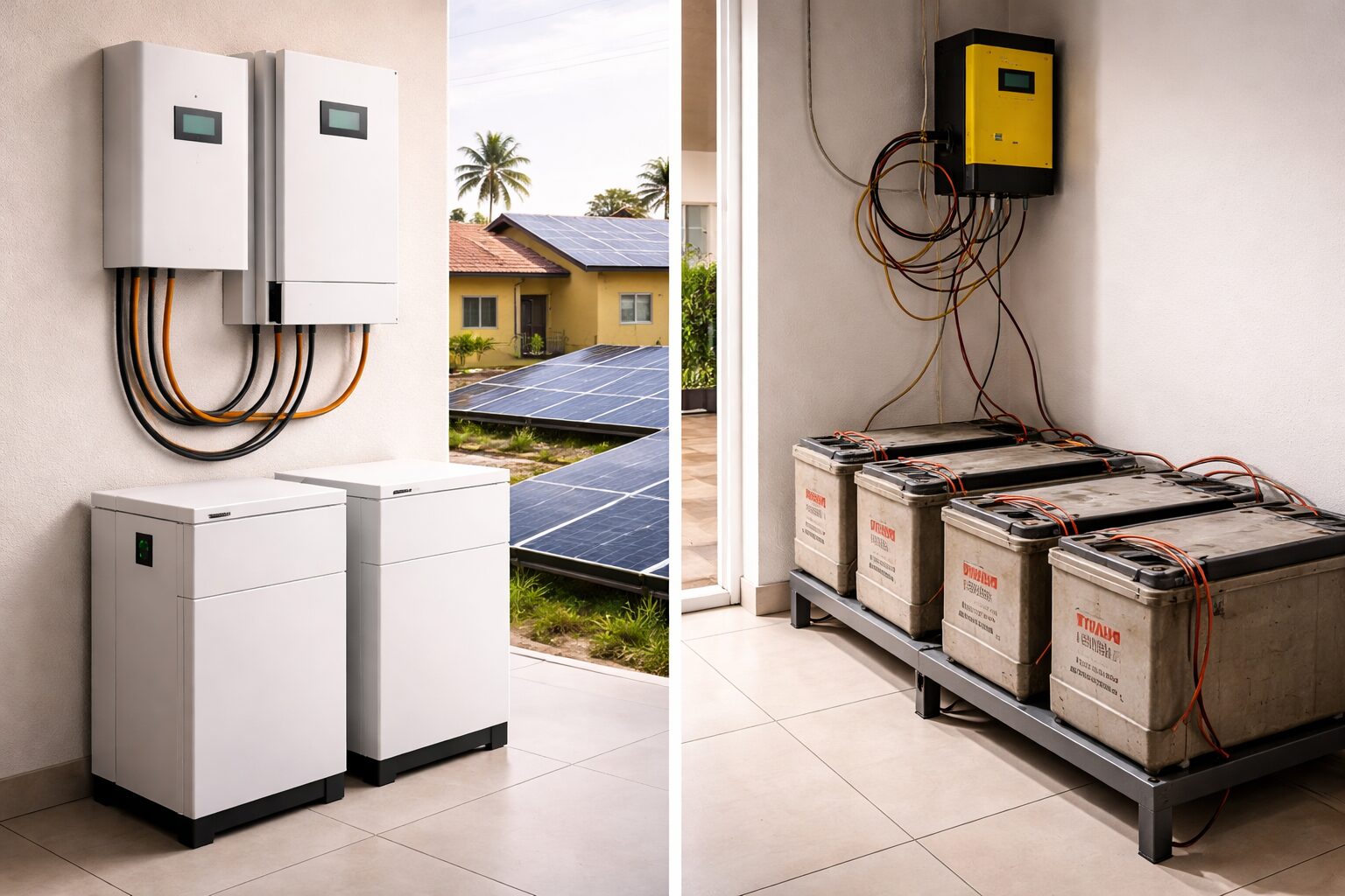 Lithium vs lead acid solar batteries Nigeria 2026 - which battery is better for solar systems