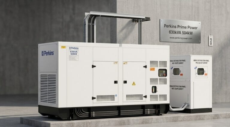 Perkins 630kVA soundproof heavy industrial diesel generator with canopy